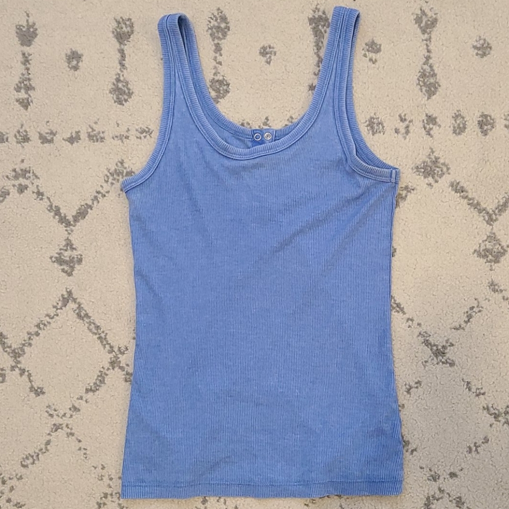 Aerie American Eagle Real Soft Blue Tank XS - Picture 3 of 3
